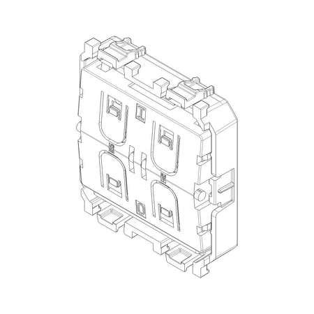 Vimar LINEA EnOcean Radio Control, For 31506/31506.2 Buttons, 4-Button, 868 MHz, Energy Harvesting, IP40, Flush-Mounted, 2 Modules — Quality Boat Parts