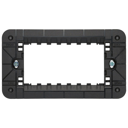 Vimar Linea 4-Module Mounting Frame, Flush Mount, With Screws, Thermoplastic — Quality Boat Parts