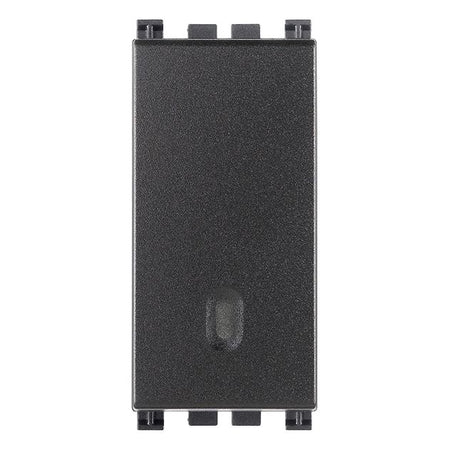 Vimar Arke 1-Way Switch, 1P, 16AX, 250V, Illuminable, Replaceable Button, Grey — Quality Boat Parts