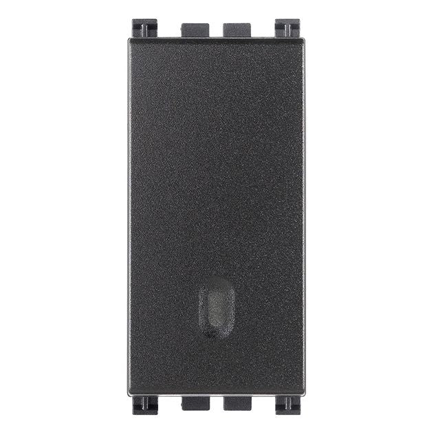 Vimar Arke 1-Way Switch, 1P, 16AX, 250V, Illuminable, Replaceable Button, Grey — Quality Boat Parts