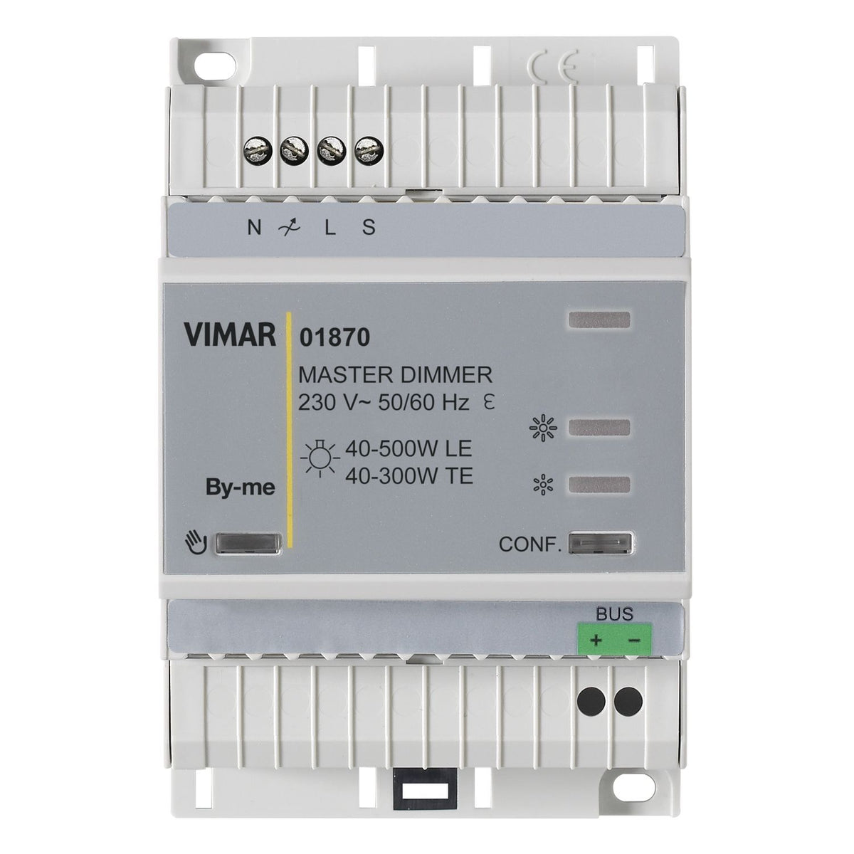Vimar By-me Plus DIN-Rail Master Dimmer, 230V, Universal/LED Retrofit Loads, IP20 — Quality Boat Parts