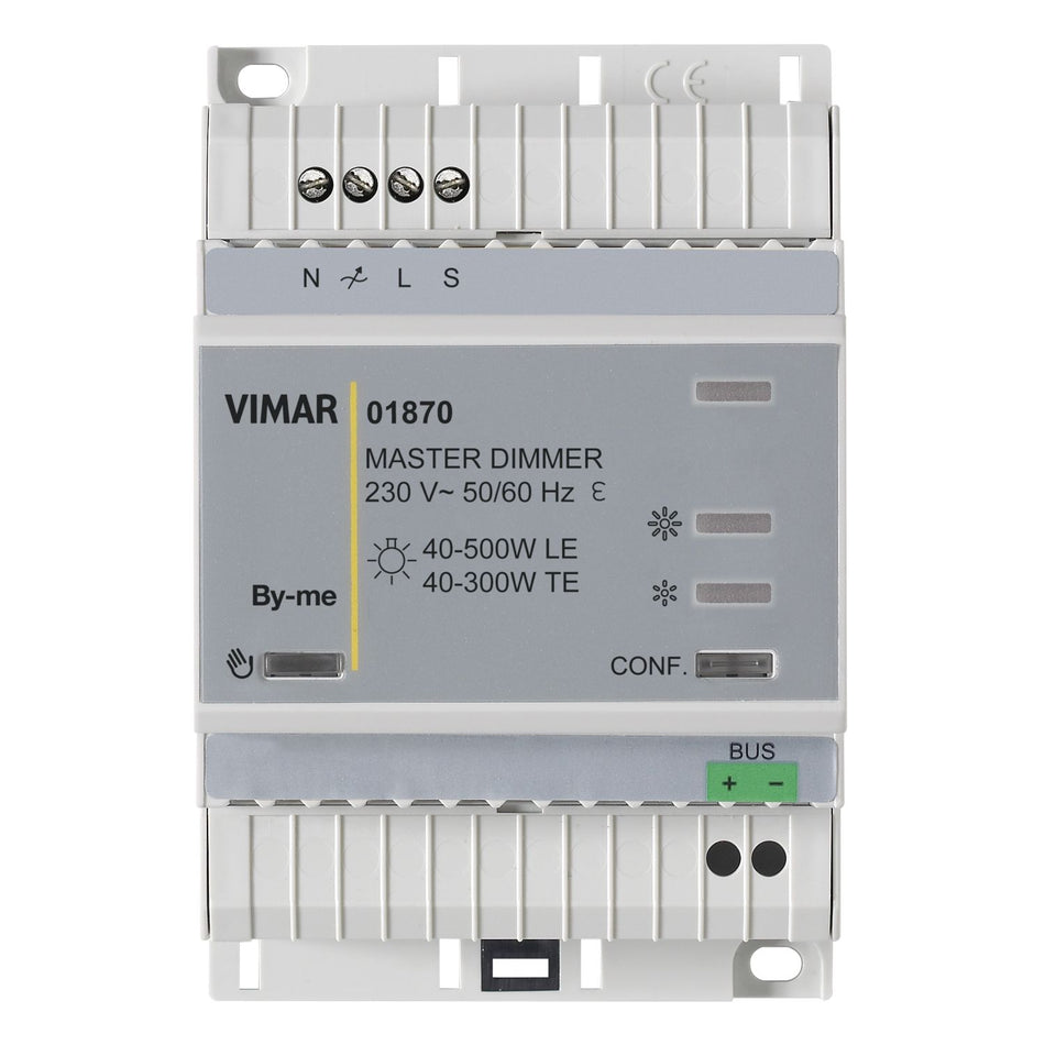 Vimar By-me Plus DIN-Rail Master Dimmer, 230V, Universal/LED Retrofit Loads, IP20 — Quality Boat Parts