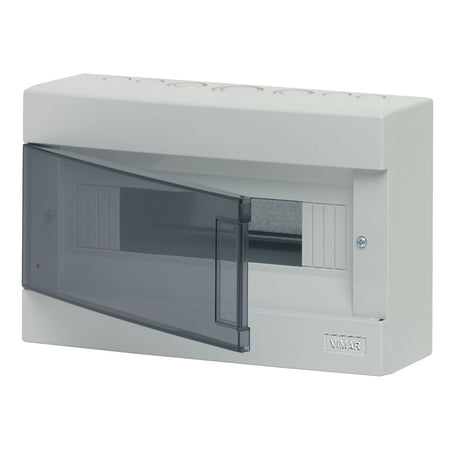 Vimar Surface Consumer Unit, 12+1 Modules, IP40, Transparent Door — Quality Boat Parts
