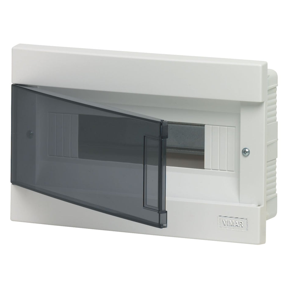 Vimar Flush Consumer Unit, 12 Modules, IP40, Transparent Door — Quality Boat Parts