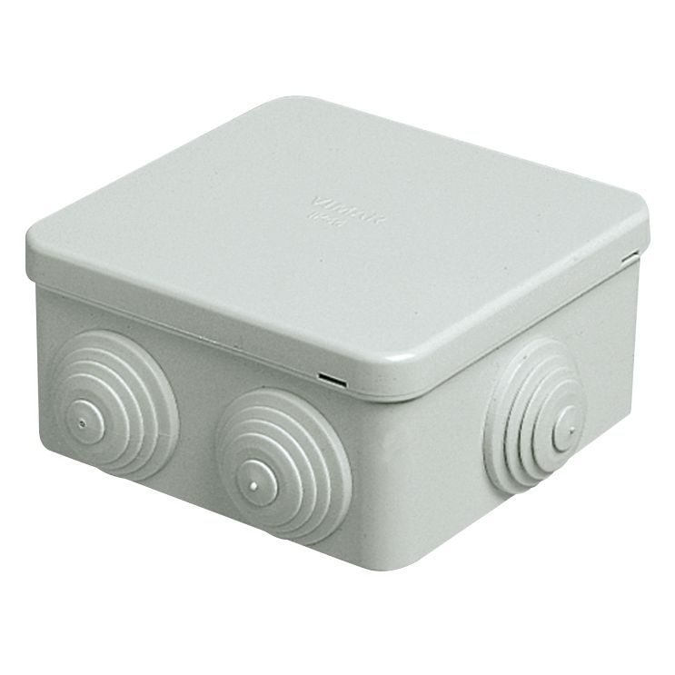 Vimar Surface-Mount Junction Box, IP44, 80 x 80 x 40 mm — Quality Boat Parts