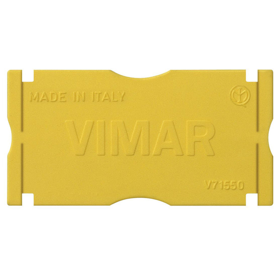 Vimar Flush-Mount Divider Screen, For V71303-06, 60x50mm, Yellow — Quality Boat Parts