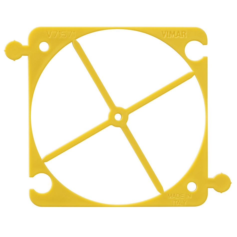 Vimar 2-Module Hollow Wall Box Mounting Frame, Centering Template, Horizontal/Vertical Coupling Joint — Quality Boat Parts