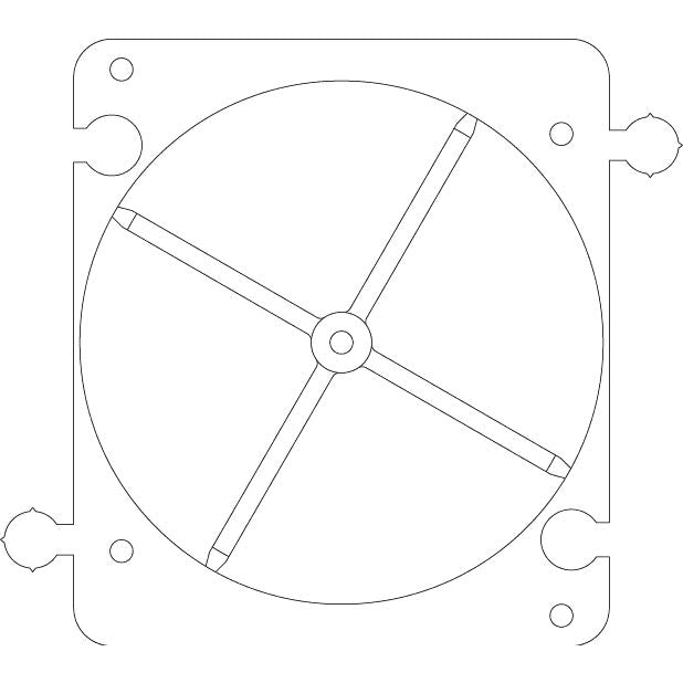 Vimar 2-Module Hollow Wall Box Mounting Frame, Centering Template, Horizontal/Vertical Coupling Joint — Quality Boat Parts
