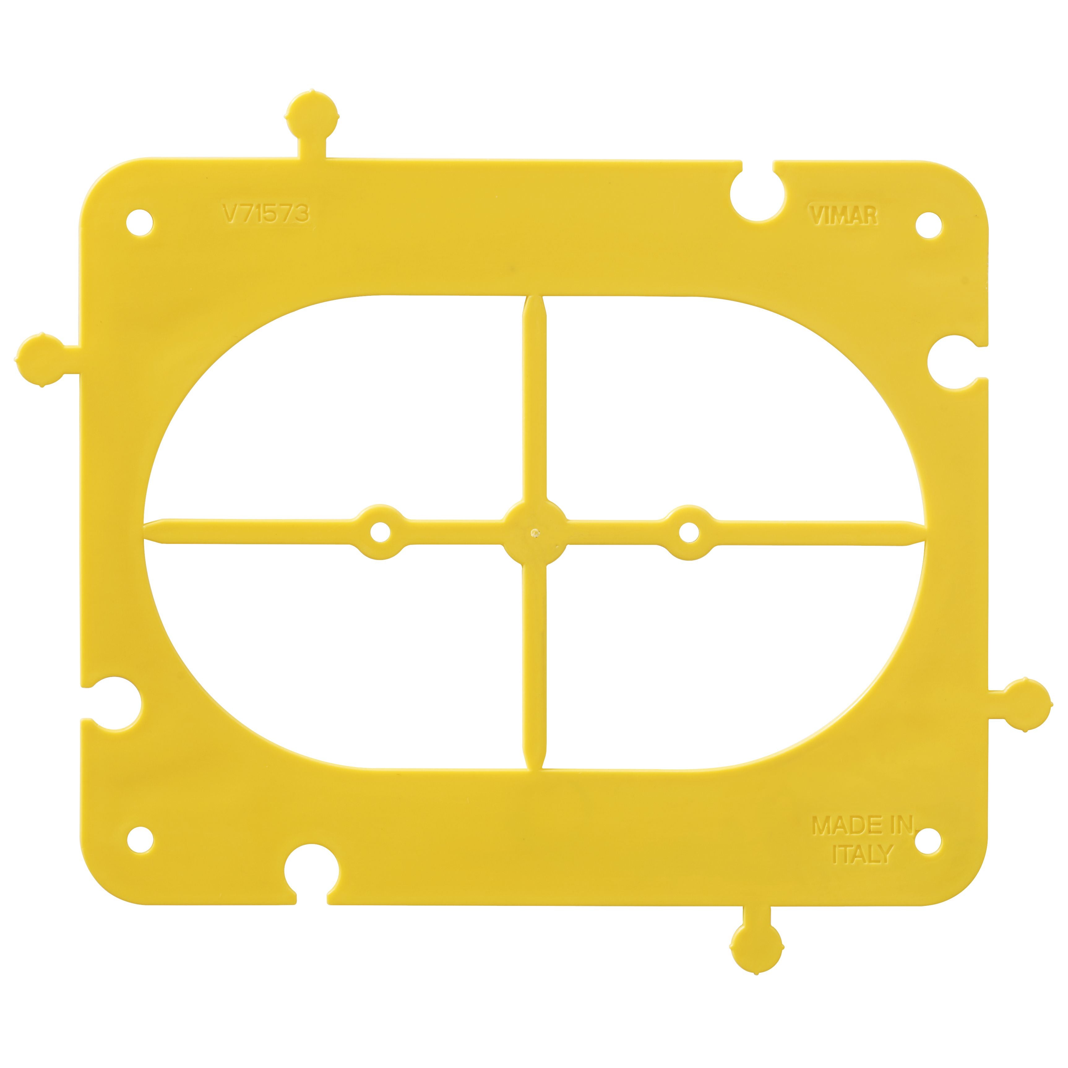 Vimar Accessory for 3-Module Hollow Wall Boxes, Frame, Centering Template, Coupling Joint — Quality Boat Parts