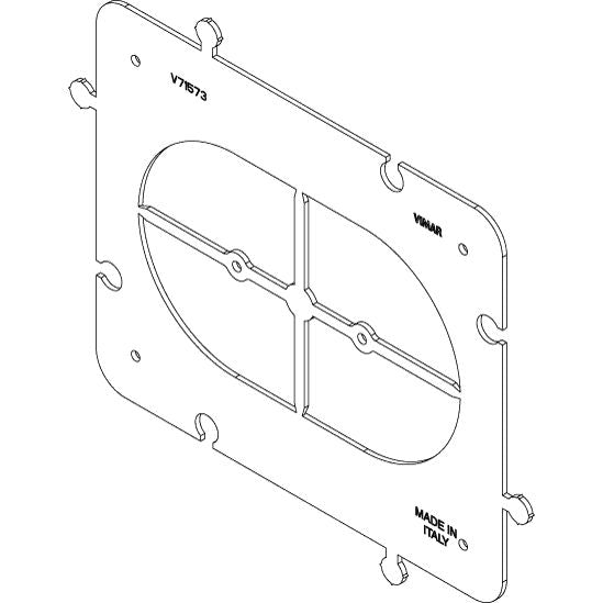 Vimar Accessory for 3-Module Hollow Wall Boxes, Frame, Centering Template, Coupling Joint — Quality Boat Parts