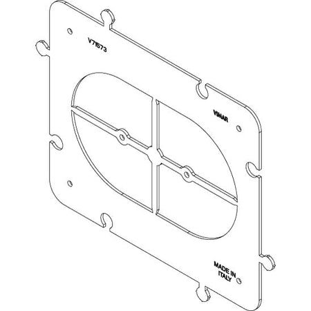 Vimar Accessory for 3-Module Hollow Wall Boxes, Frame, Centering Template, Coupling Joint — Quality Boat Parts