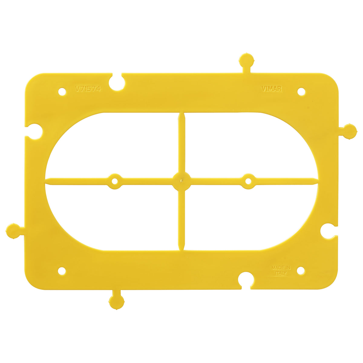 Vimar Accessory for 4-Module Hollow Wall Boxes, Frame, Centering Template, Coupling Joint — Quality Boat Parts
