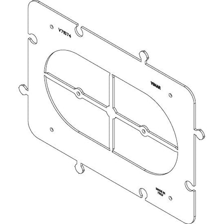 Vimar Accessory for 4-Module Hollow Wall Boxes, Frame, Centering Template, Coupling Joint — Quality Boat Parts