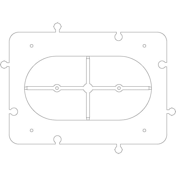 Vimar Accessory for 4-Module Hollow Wall Boxes, Frame, Centering Template, Coupling Joint — Quality Boat Parts