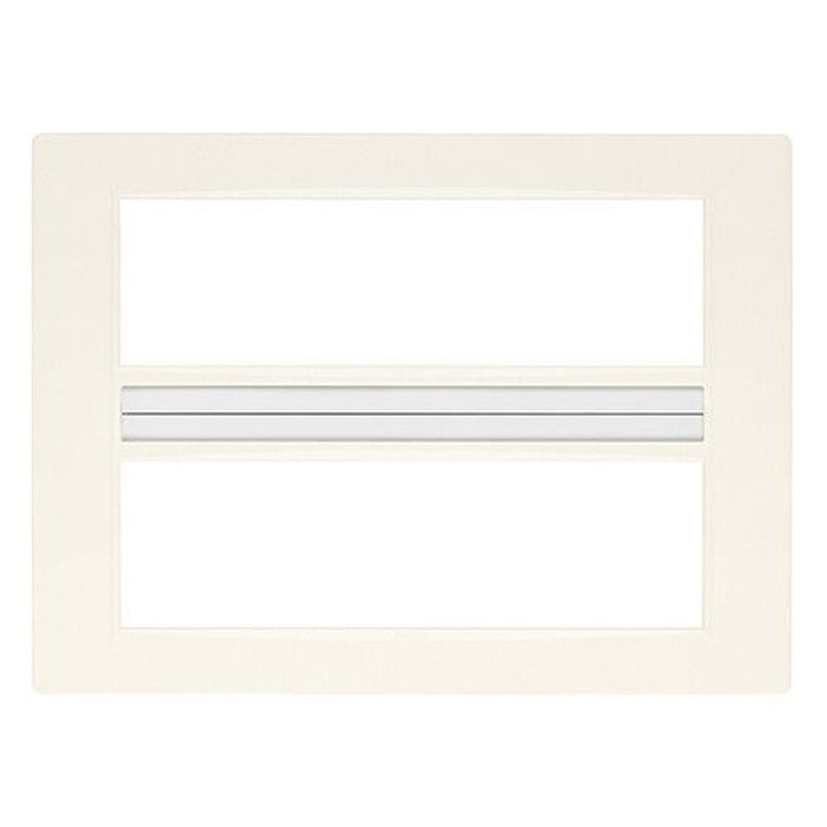 Vimar Eikon Classic Cover Plate, 14M (7+7), Technopolymer, Silver — Quality Boat Parts