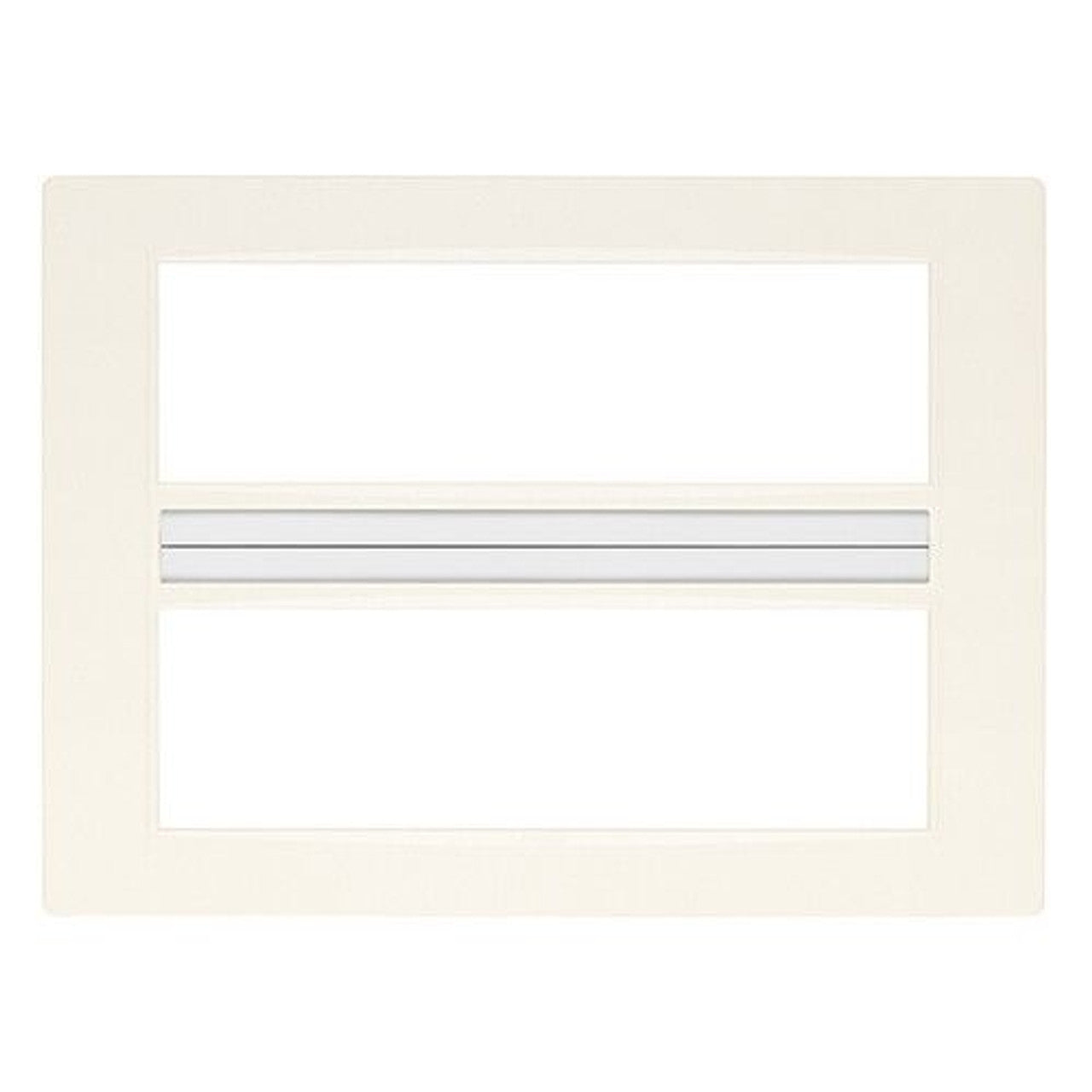 Vimar Eikon Classic Cover Plate, 14M (7+7), Technopolymer, Silver — Quality Boat Parts