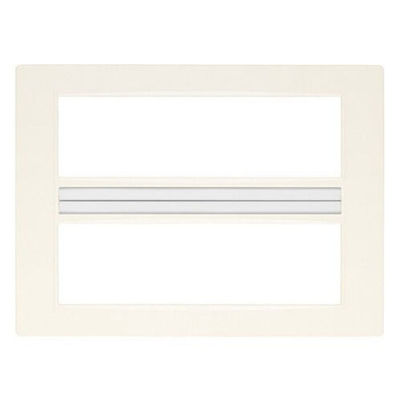 Vimar Eikon Classic Cover Plate, 14M (7+7), Technopolymer, Silver — Quality Boat Parts