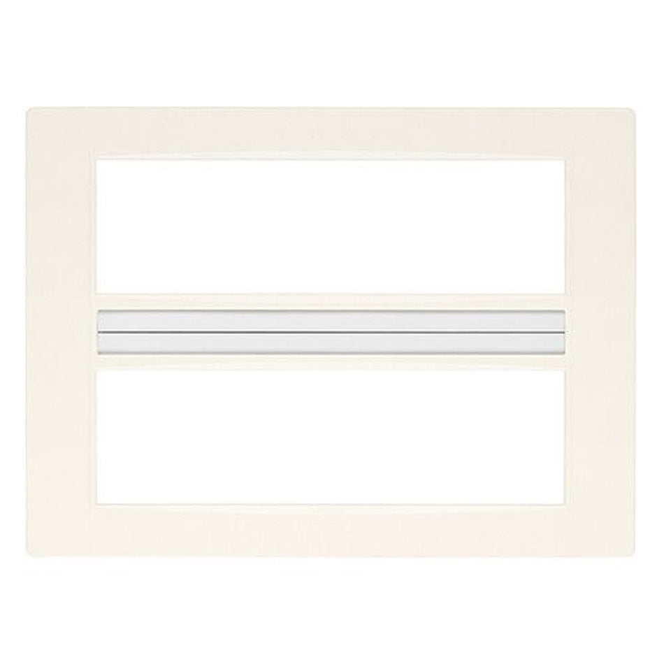 Vimar Eikon Classic Cover Plate, 14M (7+7), Technopolymer, Silver — Quality Boat Parts