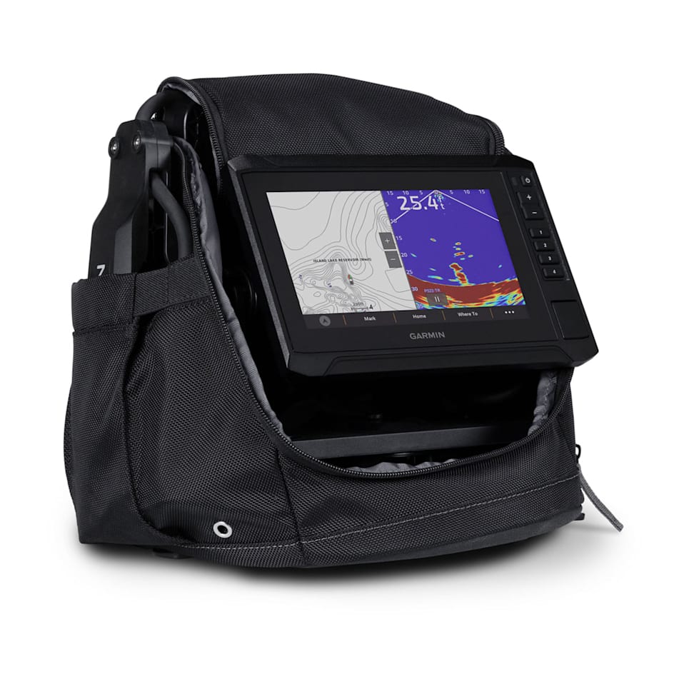 Garmin ECHOMAP UHD2 73sv Panoptix PS22-IF Ice Fishing Bundle, 7in Touchscreen with Keyed Assist, LiveVü Forward/Down, Navionics+ U.S. Inland Mapping, Pole-Free Rotator — Quality Boat Parts