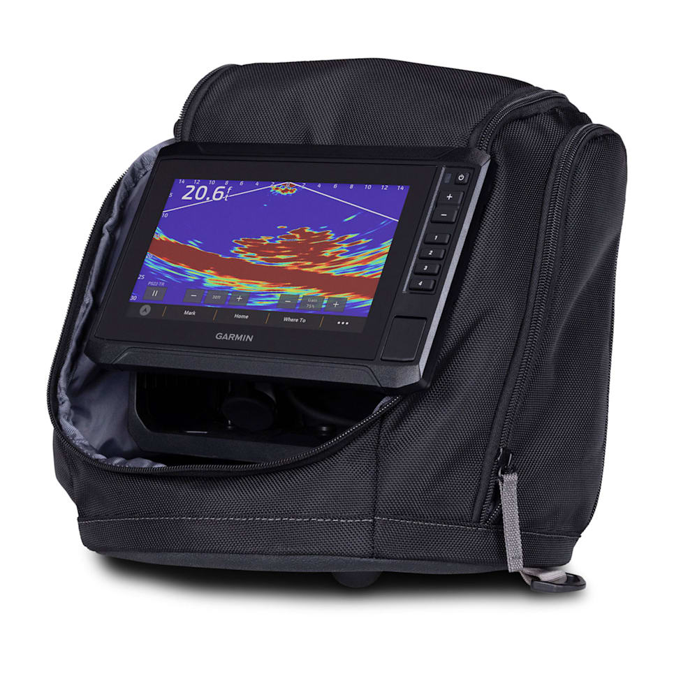 Garmin ECHOMAP UHD2 73sv Panoptix PS22-IF Ice Fishing Bundle, 7in Touchscreen with Keyed Assist, LiveVü Forward/Down, Navionics+ U.S. Inland Mapping, Pole-Free Rotator — Quality Boat Parts