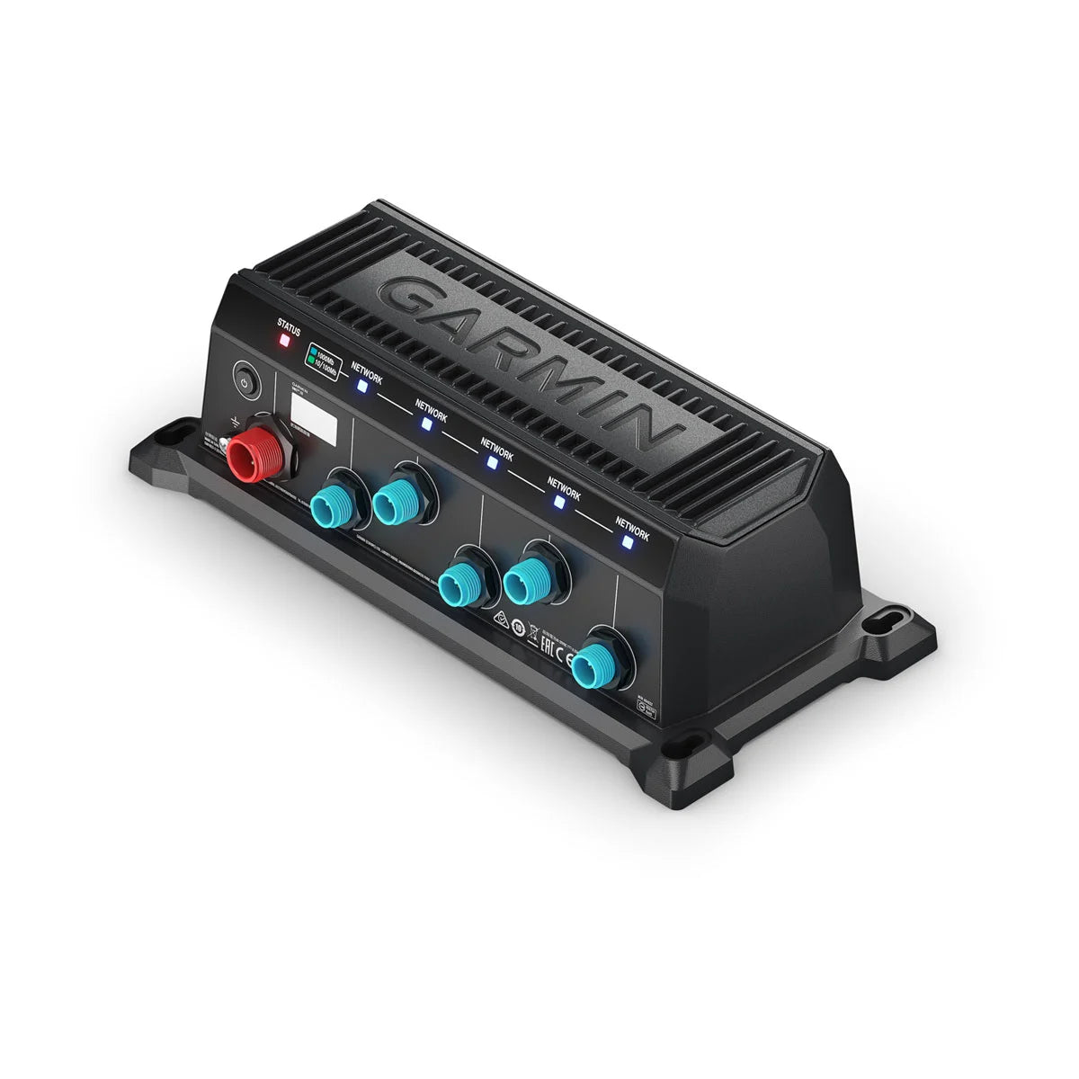 Garmin BlueNet 20 Network Switch, 5-Port, Gigabit, 10-32 Vdc, IPX7 — Quality Boat Parts