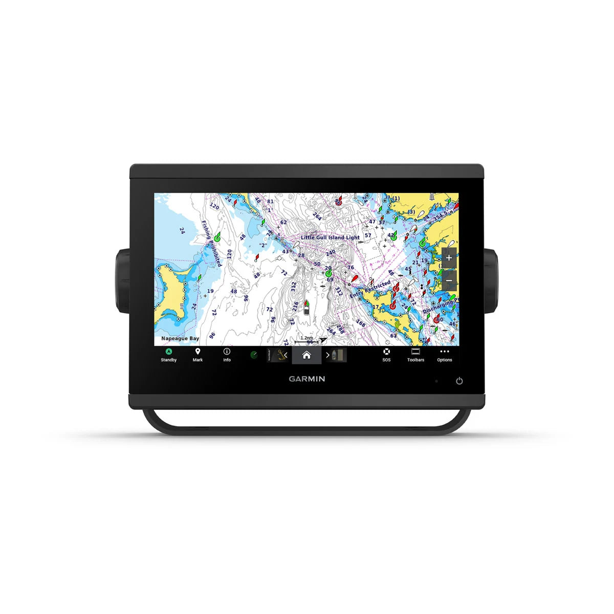 Garmin GPSMAP 1223xsv HD3 Radar Pack, 12 in IPS Touchscreen, GMR 18 HD3 4 kW Radar Dome, SideVü/ClearVü and Traditional CHIRP Sonar, NMEA 2000, IPX7 — Quality Boat Parts