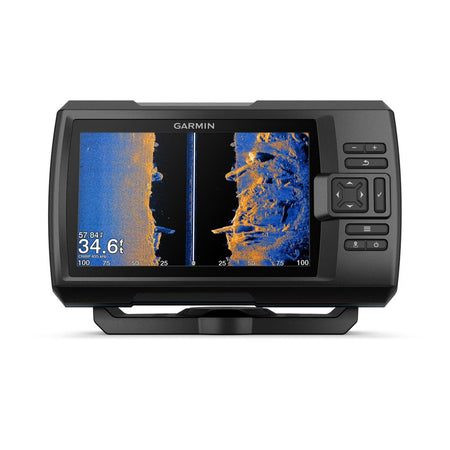 Garmin STRIKER Vivid 7sv Fishfinder GPS, 7in WVGA, CHIRP SideVü and ClearVü, Wi-Fi, IPX7, Without Transducer — Quality Boat Parts