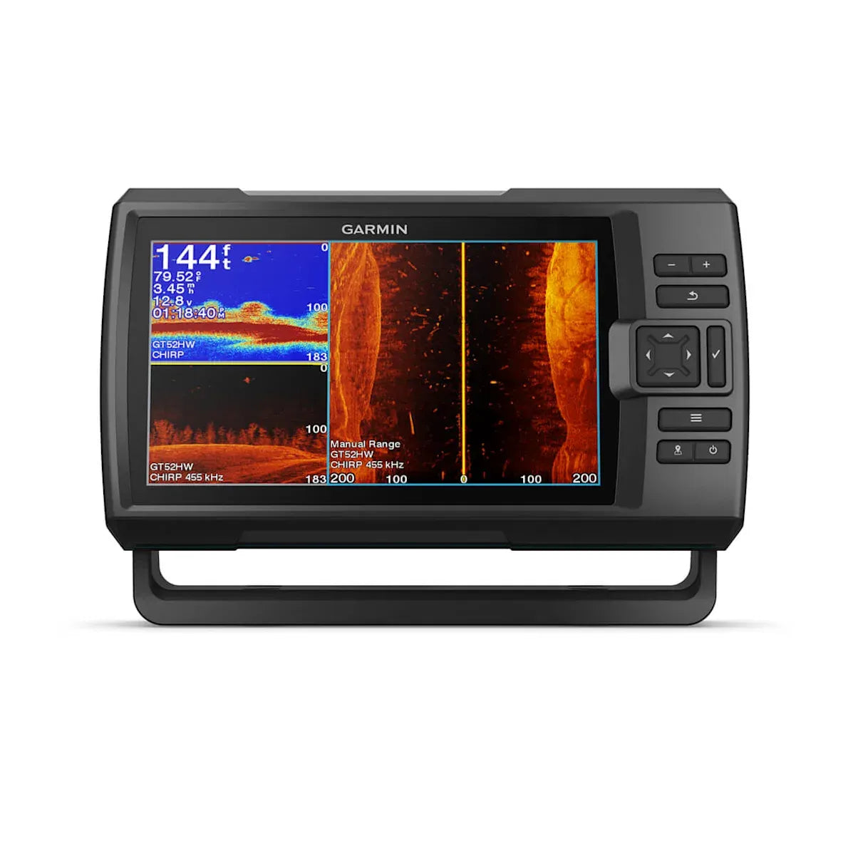 Garmin STRIKER Vivid 9sv GPS Fishfinder, 9in Display, Traditional CHIRP, ClearVü, SideVü, Quickdraw Contours, Wi-Fi, ActiveCaptain App, IPX7, No Transducer Included — Quality Boat Parts