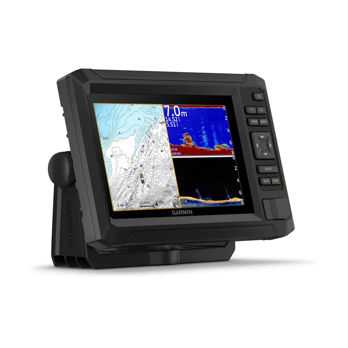 Garmin ECHOMAP UHD2 75cv Chartplotter/Fishfinder, 7 in, GT20-TM Transducer, ClearVü, Navionics+ Canada Inland — Quality Boat Parts