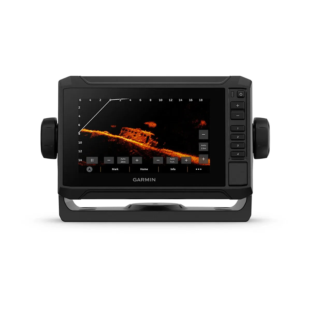 Garmin ECHOMAP UHD2 65sv Fishfinder/Chartplotter, 6 in Touchscreen with Keyed Assist, GT54UHD-TM Transducer Included, Navionics+ Canada Inland and Coastal Maps, Wi-Fi, NMEA 2000, Multi-Band GPS — Quality Boat Parts