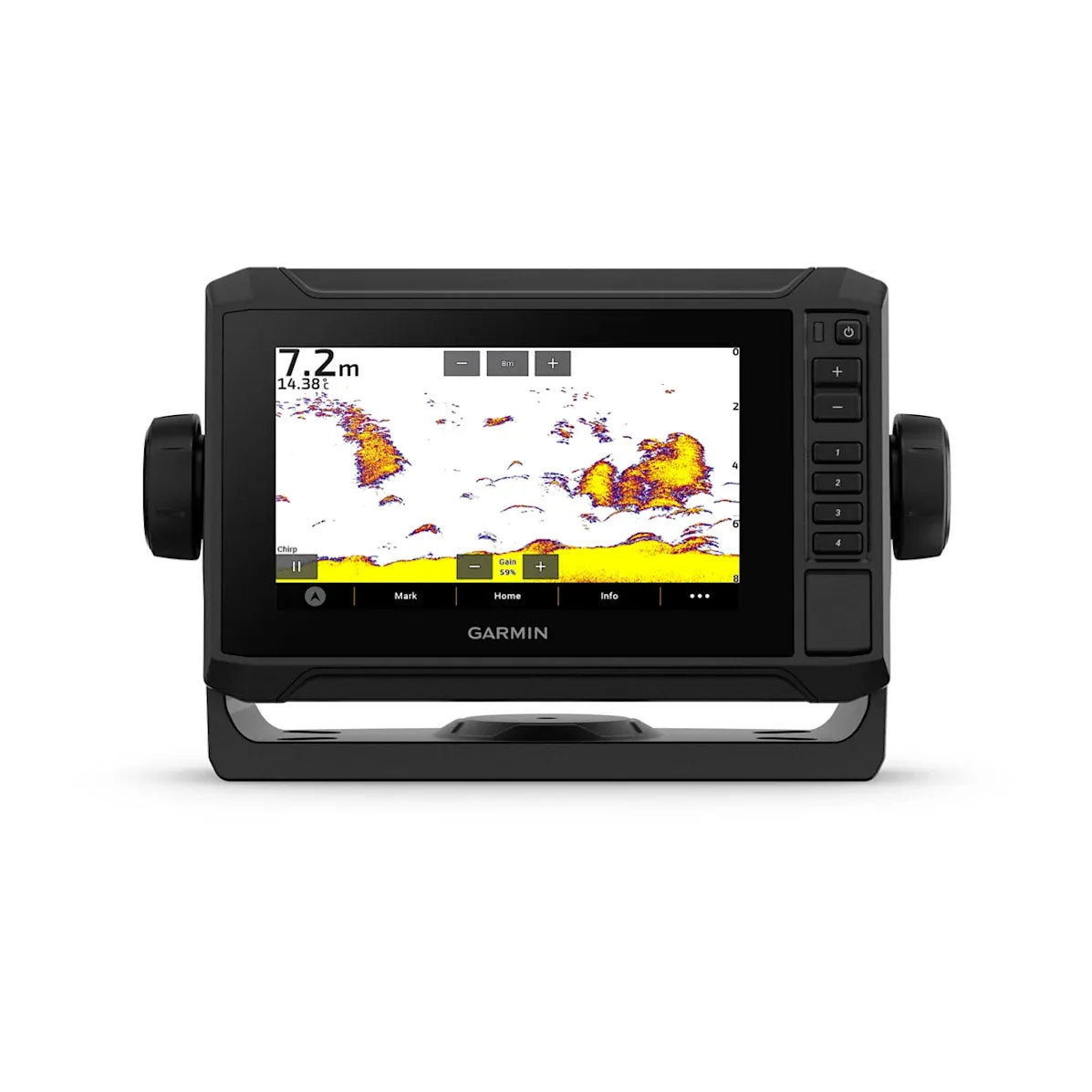 Garmin ECHOMAP UHD2 65sv Fishfinder/Chartplotter, 6 in Touchscreen with Keyed Assist, GT54UHD-TM Transducer Included, Navionics+ Canada Inland and Coastal Maps, Wi-Fi, NMEA 2000, Multi-Band GPS — Quality Boat Parts