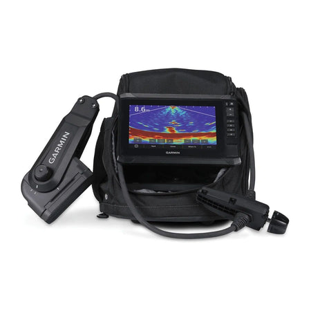 Garmin ECHOMAP UHD2 75sv Ice Fishing Bundle, Panoptix PS22-IF LiveVü Forward/Down, Canada Inland & Coastal Charts — Quality Boat Parts