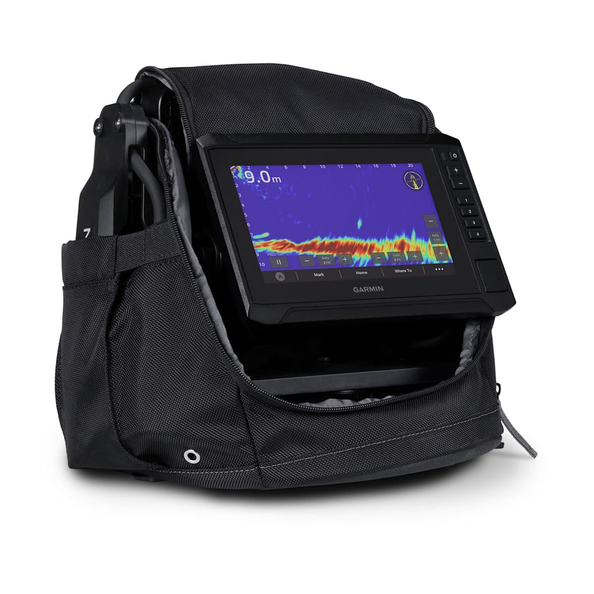 Garmin ECHOMAP UHD2 75sv Ice Fishing Bundle, Panoptix PS22-IF LiveVü Forward/Down, Canada Inland & Coastal Charts — Quality Boat Parts