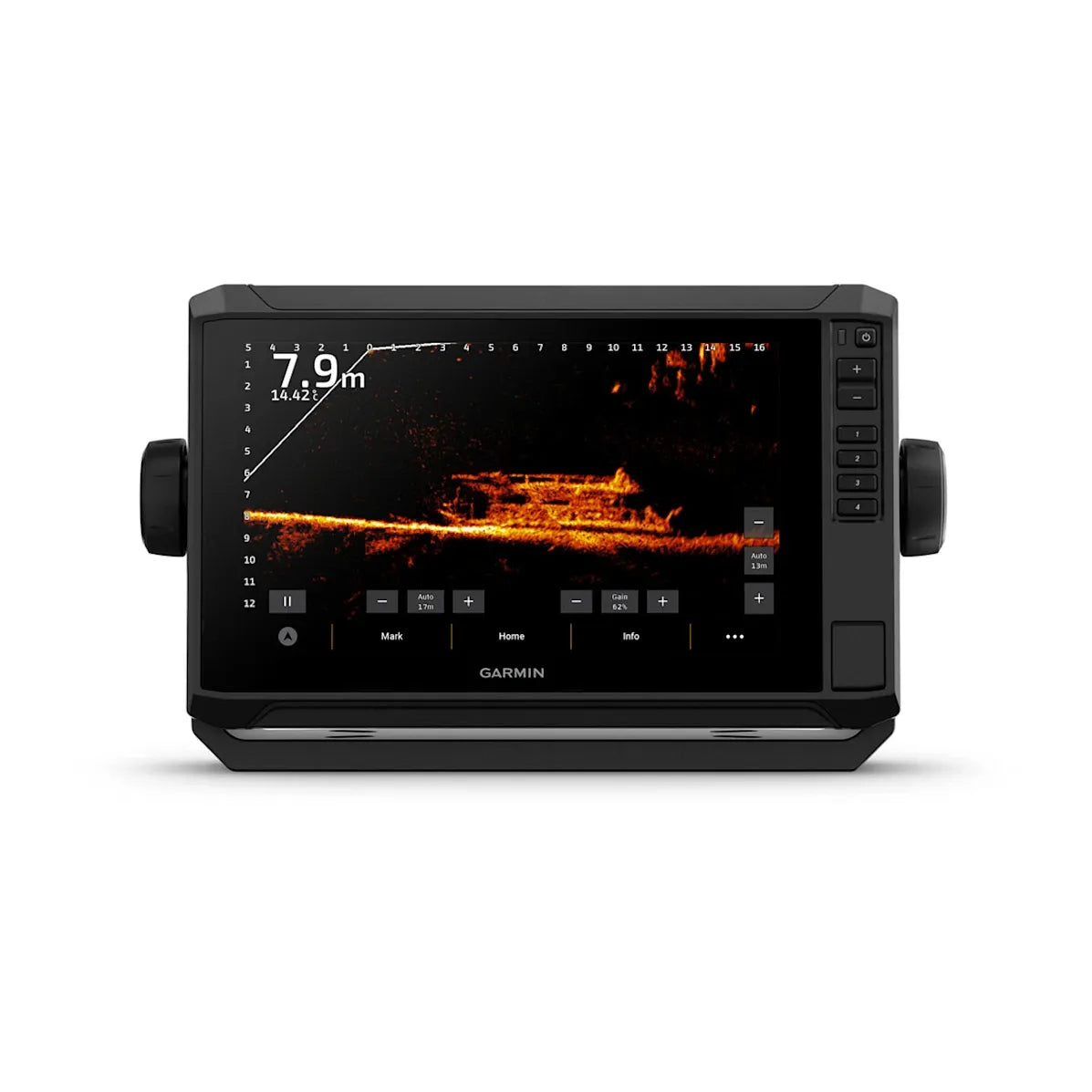 Garmin ECHOMAP UHD2 95sv Chartplotter/Fishfinder Combo, GT56UHD-TM Transducer Included, 9 in Touchscreen Display, Keyed Assist, Preloaded Navionics+ Canada Inland/Coastal Maps, Traditional Sonar, ClearVü and SideVü Sonar, NMEA 2000, Wi-Fi, Multi-Band GPS — Quality Boat Parts
