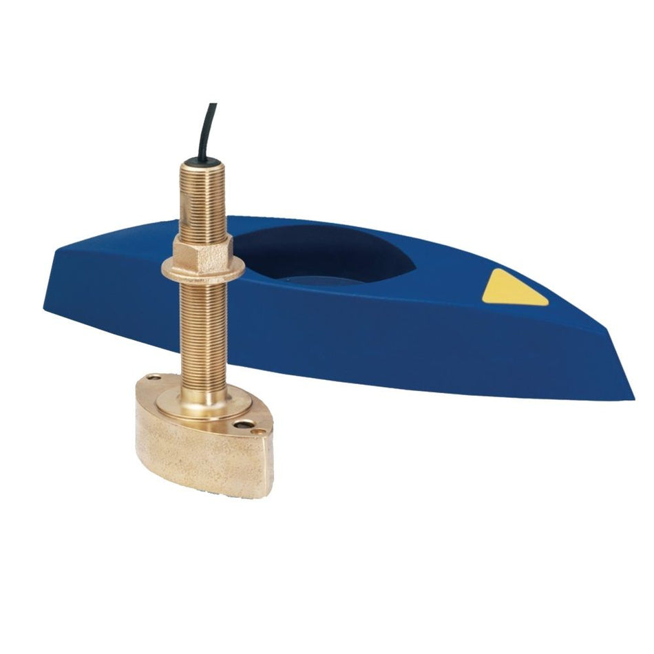 Simrad xSonic Airmar B45 Bronze Thru-Hull Transducer, 9-Pin, 50/200 kHz, 600W, Depth/Temp, With Fairing Block, 10m Cable — Quality Boat Parts