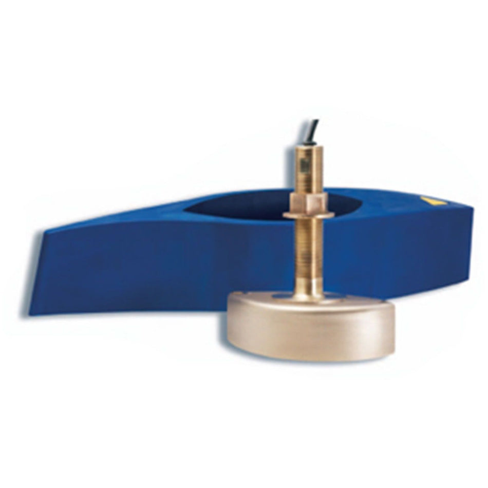 Simrad B258 Bronze Thru-Hull Depth/Temp Transducer, For BSM-1 Echosounder, 1kW, 50/200 kHz, 9-Pin, 500 m Max Depth — Quality Boat Parts