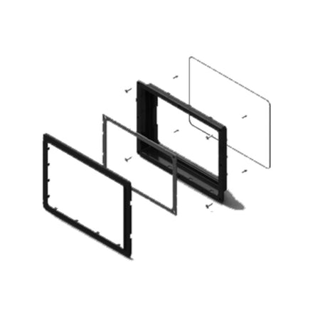 Simrad Flush Mount Kit, For GO7 and B&G Vulcan 7, No Sun Cover — Quality Boat Parts