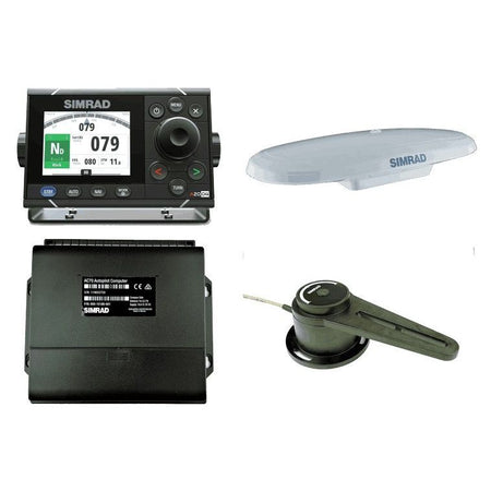 Simrad A2004 Autopilot Pack, No Drive, HS75 GPS Compass, AC70 Autopilot Computer, RF300 Rudder Feedback, Optically Bonded 4.1 in Display, NMEA 2000 — Quality Boat Parts