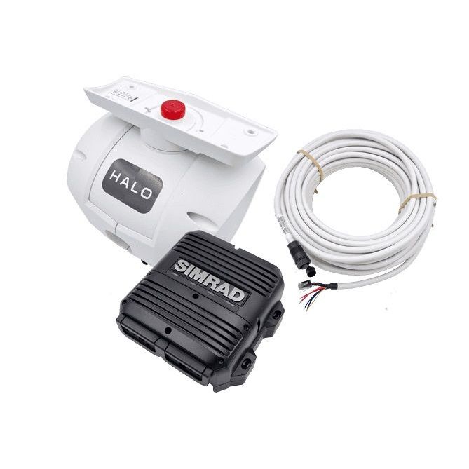 Simrad HALO 200X 50W Open Array Radar Pedestal Kit, No Antenna, RI-50 Interface Module, 20m Cable, Pulse Compression — Quality Boat Parts