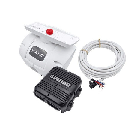 Simrad HALO 200X Open Array Pulse Compression Radar System, 50W, Up to 72NM, Pedestal IPX6, RI-50 IPX5, 10m Cable, No Antenna — Quality Boat Parts