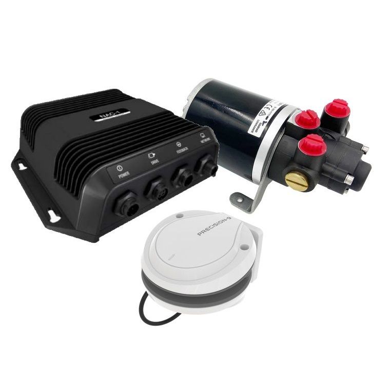 Simrad NAC-1 Precision Hydraulic Pilot Pack, Up to 30 ft, Precision-9 Heading Sensor, PUMP-1 MkII 0.8L Hydraulic Pump, NMEA 2000, 12V DC — Quality Boat Parts