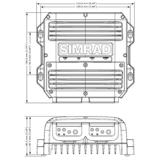 Simrad RI-50 Radar Power Supply, For HALO 2000/3000 Radars, 12/24V — Quality Boat Parts