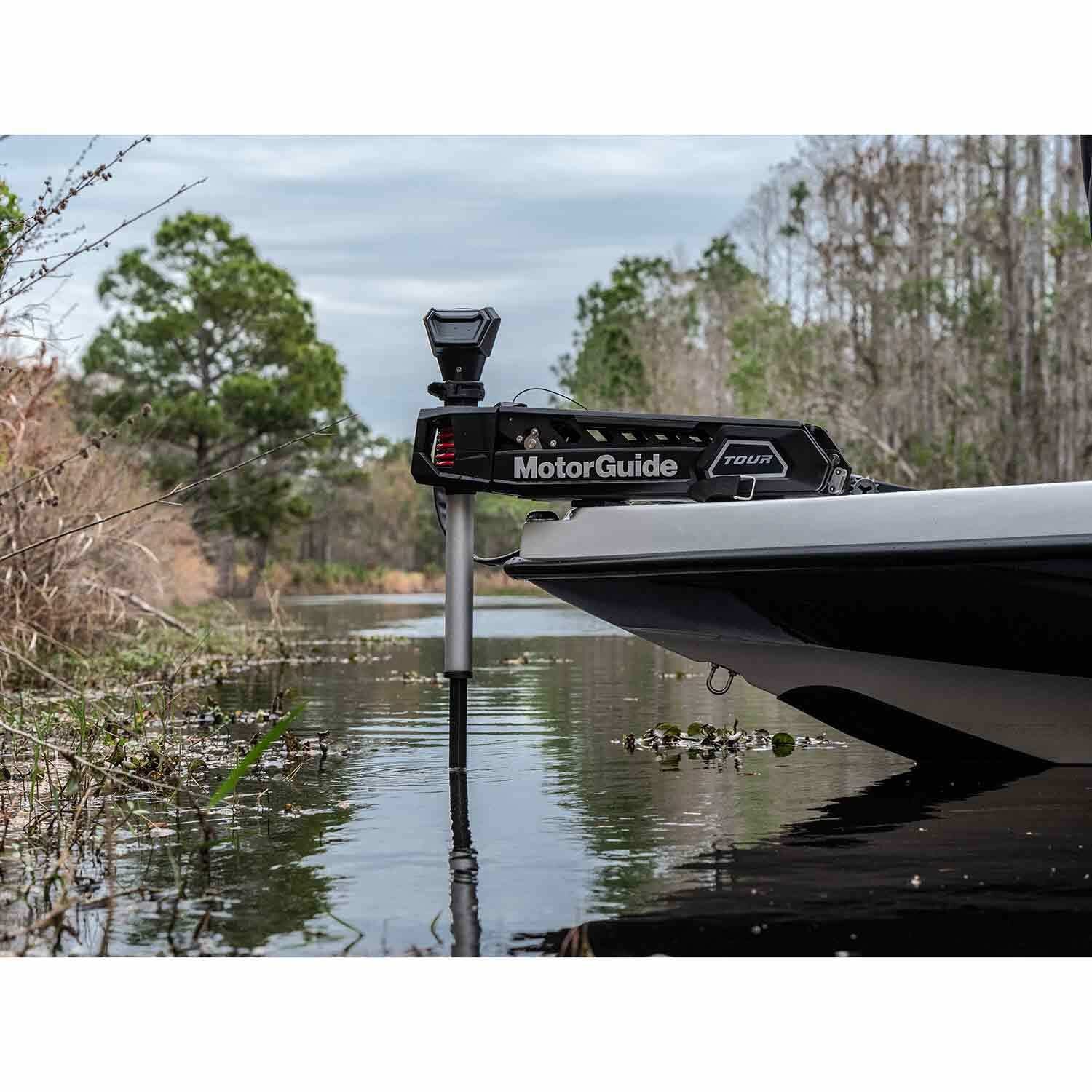 MotorGuide Tour Pro Bow-Mount Cable-Steer Trolling Motor, 36V, 109 lb Thrust, 45in Shaft, Pinpoint GPS, HD+ Universal Sonar, Freshwater — Quality Boat Parts