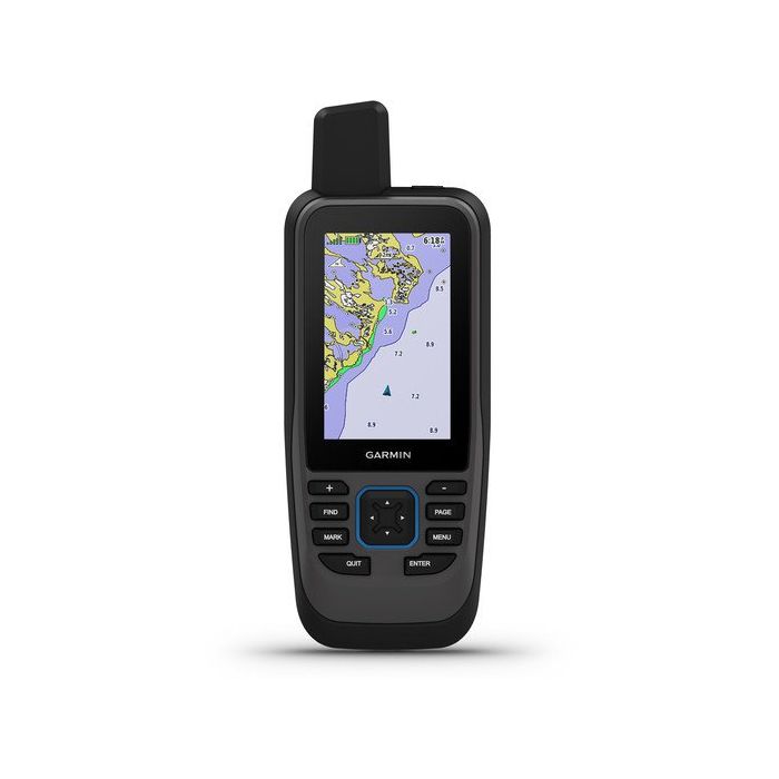 Garmin GPSMAP 86sc Marine Handheld GPS, BlueChart g3 U.S. Charts, 3 in Display, Floats — Quality Boat Parts