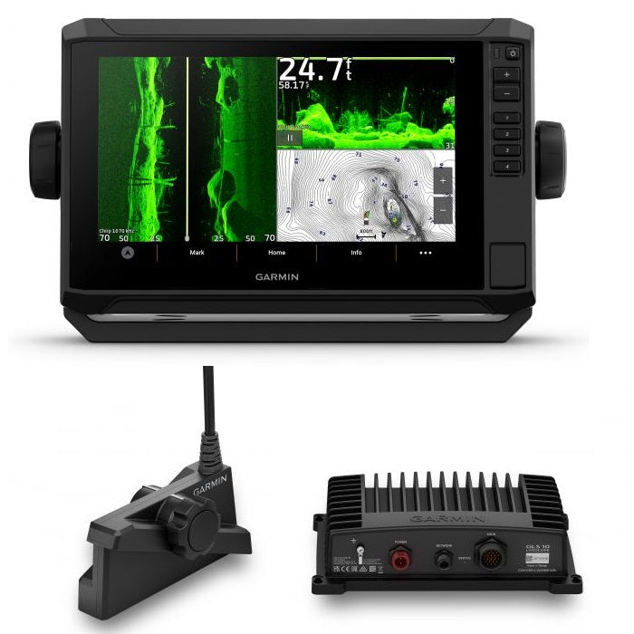 Garmin ECHOMAP UHD2 93sv Chartplotter/Fishfinder LiveScope Plus Bundle, 9 in Touchscreen, GT56UHD-TM, GLS 10, LVS34, Navionics+ U.S. Inland Maps — Quality Boat Parts