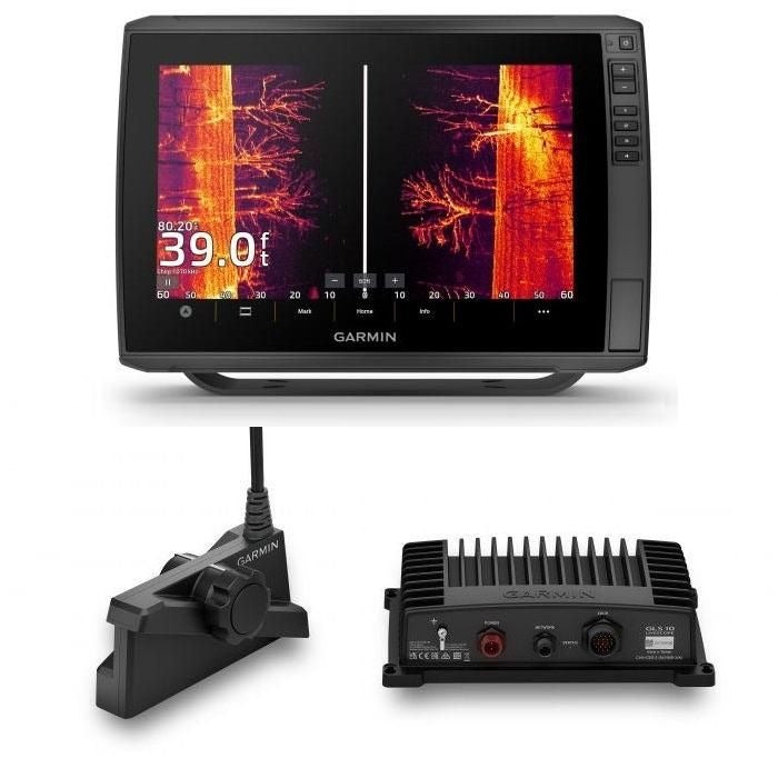 Garmin ECHOMAP Ultra 2 126sv Chartplotter/Fishfinder Bundle, 12in Touchscreen, LiveScope Plus Sonar System, GLS 10 Sonar Module, LVS34 Transducer, Navionics+ U.S. Inland & Coastal — Quality Boat Parts