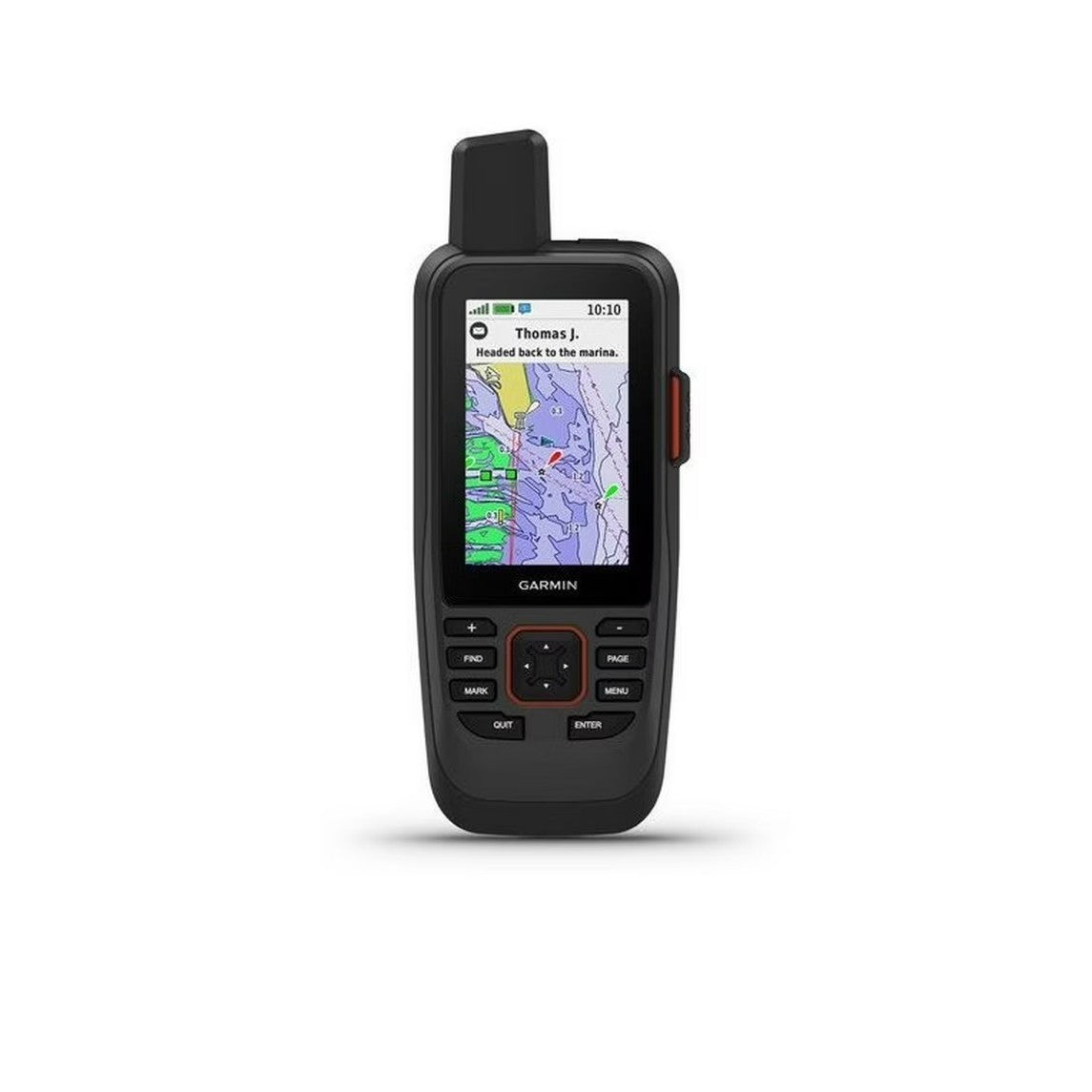 Garmin GPSMAP 86sci Handheld GPS, inReach Satellite Communication, BlueChart g3 U.S. Coastal Charts, IPX7, Floating — Quality Boat Parts