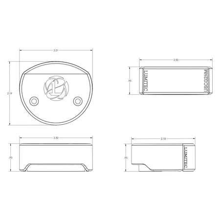Lumitec Composite Surface-Mount Starboard Green Nav Light, 10-30V, 2NM — Quality Boat Parts