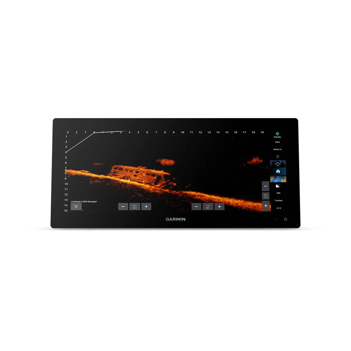 Garmin GPSMAP 1523xsv Marine Chartplotter, 15 in Ultrawide IPS Touchscreen, SideVü, ClearVü, Traditional CHIRP Sonar, Worldwide Basemap, No Transducer, NMEA 2000 — Quality Boat Parts