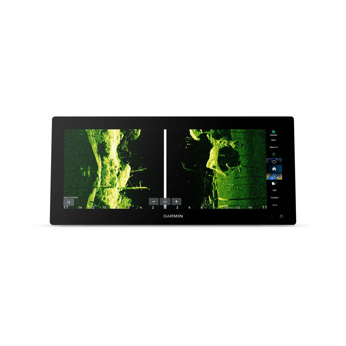 Garmin GPSMAP 1523xsv Marine Chartplotter, 15 in Ultrawide IPS Touchscreen, SideVü, ClearVü, Traditional CHIRP Sonar, Worldwide Basemap, No Transducer, NMEA 2000 — Quality Boat Parts